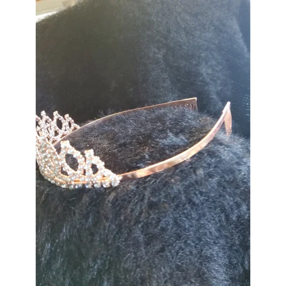Rose Gold Birthday Tiara 13 New - Picture 2 of 4